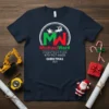 Michael Ward Construction Christmas 2023 bold graphic design printed on comfortable cotton t-shirt