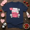 Milk Carton Pandas detailed graphic design printed on comfortable cotton t-shirt