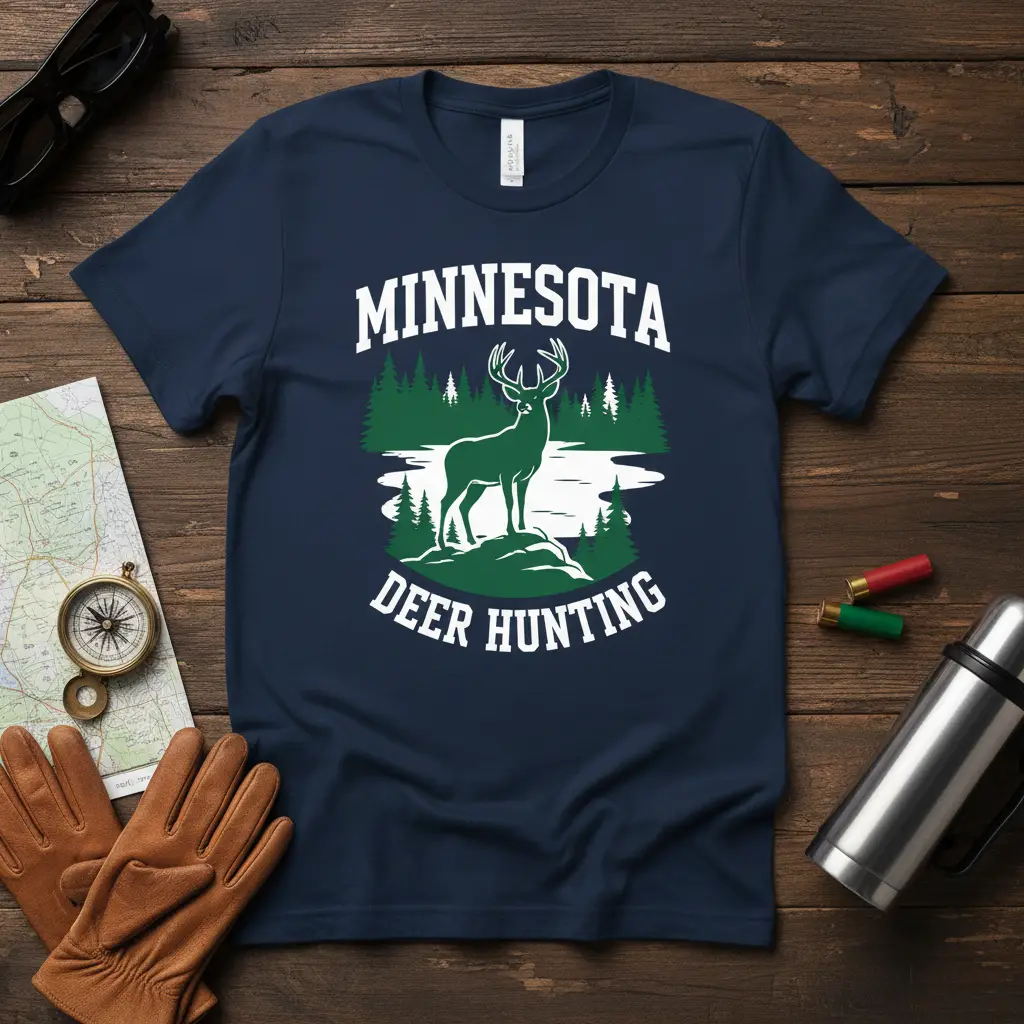 Minnesota Deer Hunting T-Shirt Outdoor Adventure