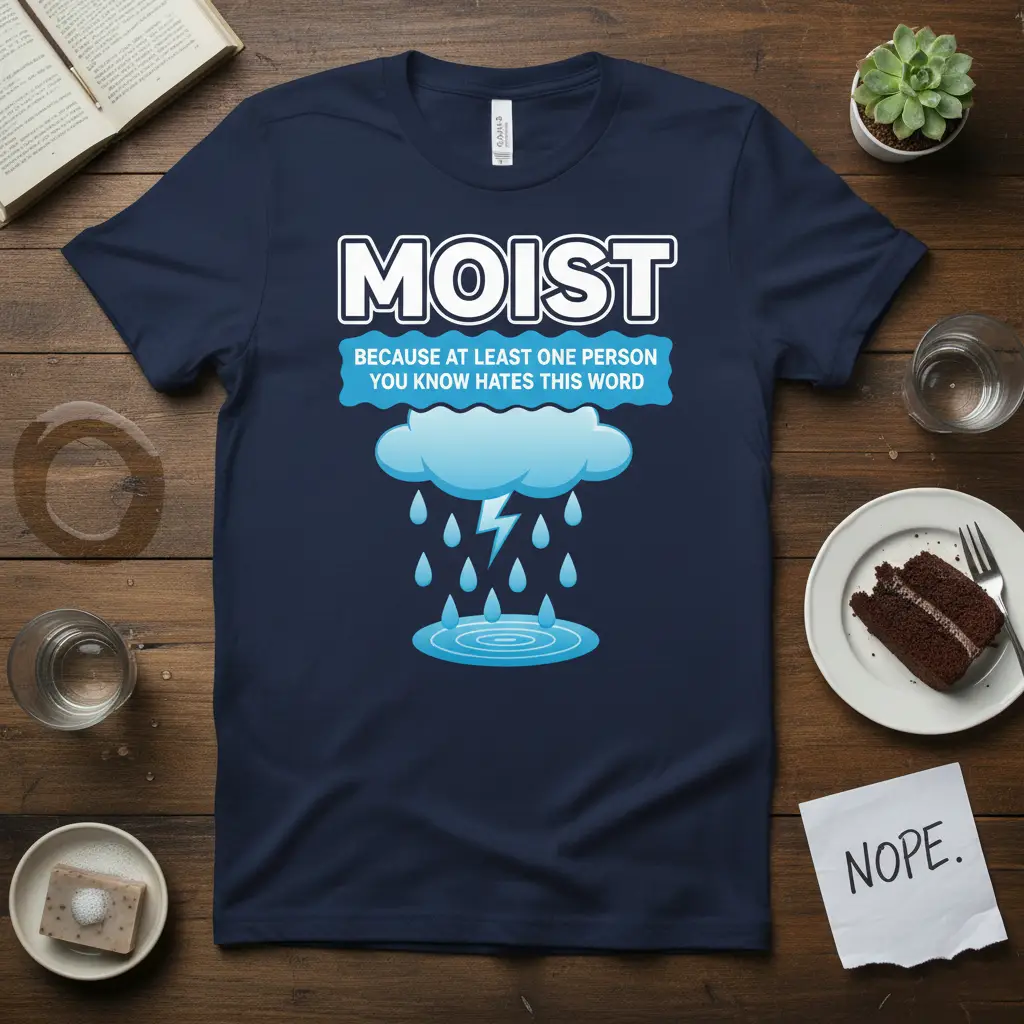 Moist Because at Least One Person Hates This Word T-Shirt