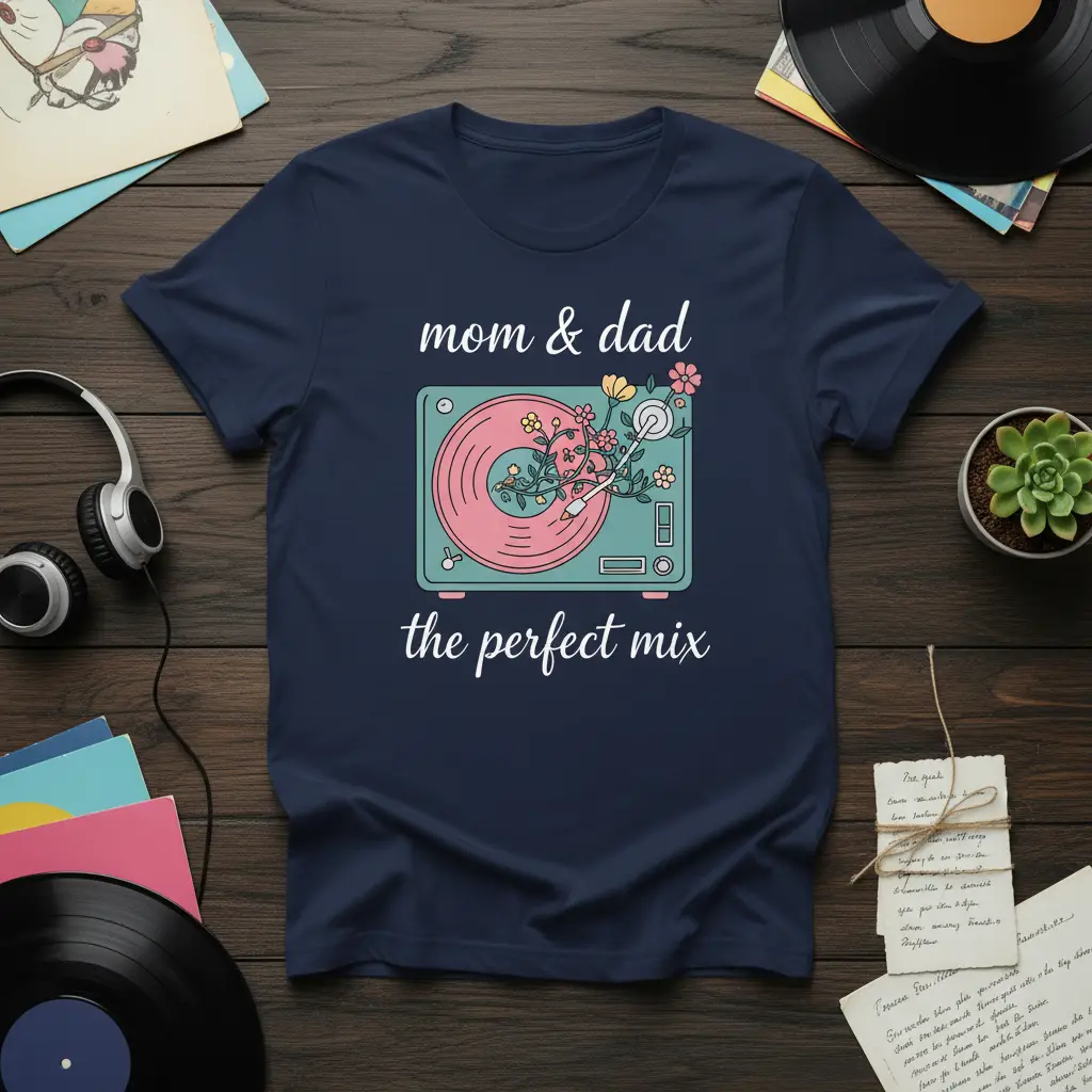 Mom & Dad the Perfect Mix T-Shirt for Couples