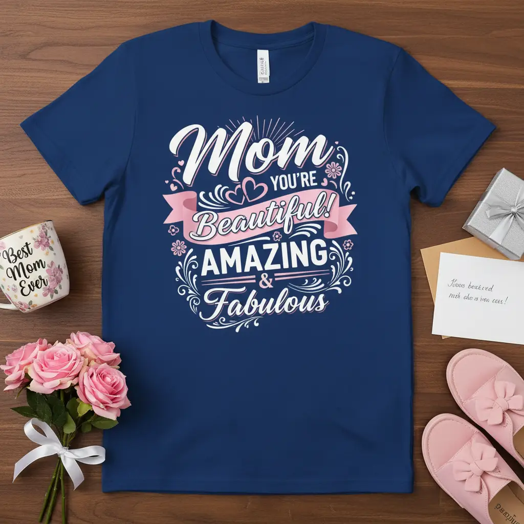 Mom You’re Beautiful Amazing & Fabulous T-Shirt