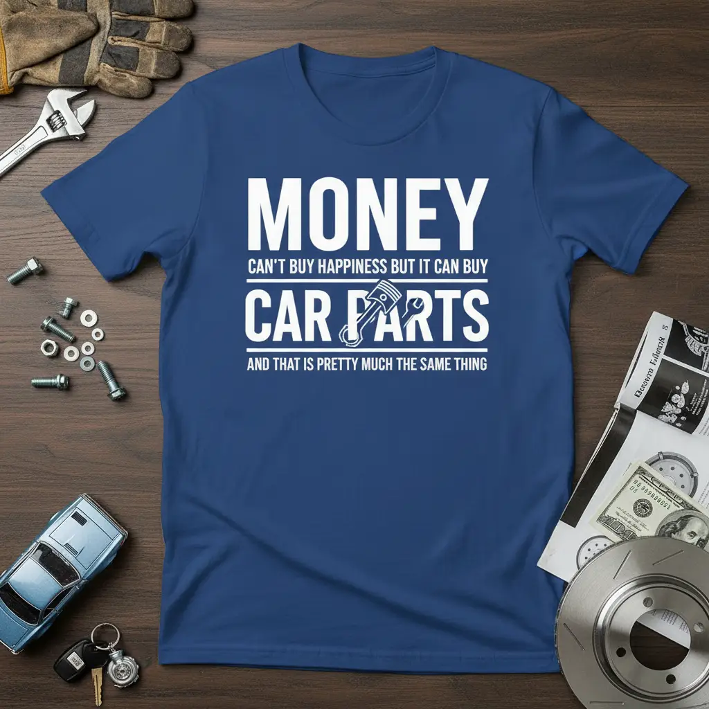 Money Can’t Buy Happiness but It Can Buy Car Parts Tee