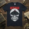 Mothman T-Shirt design with the Mothman creature, full moon, bridge, and red text reading "MOTHMAN"