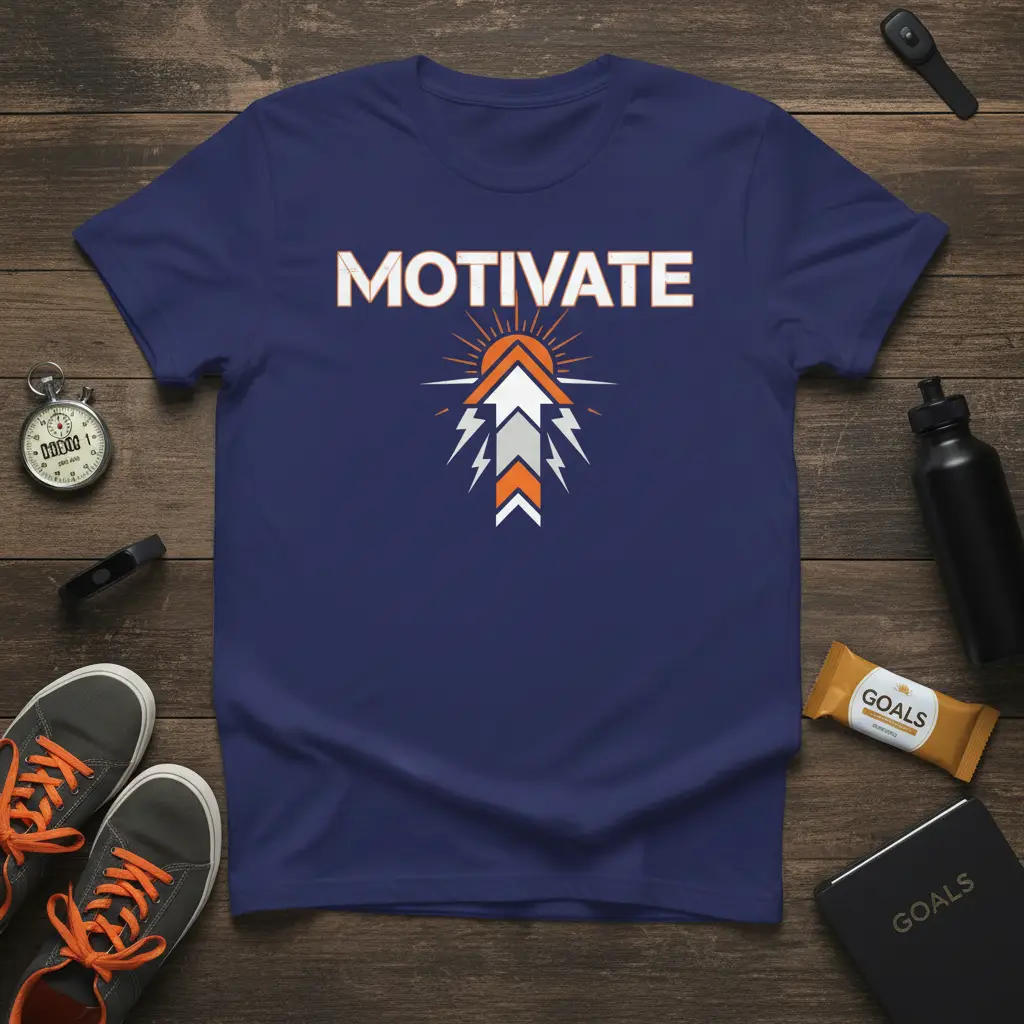 Motivate Graphic T-Shirt for Fitness Enthusiasts