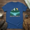Mount Holly Springs PA t-shirt with mountain, river, and pine trees graphic design