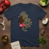 Muay Thai Bear Dragon T-Shirt design featuring a bear in Muay Thai shorts fighting a golden dragon