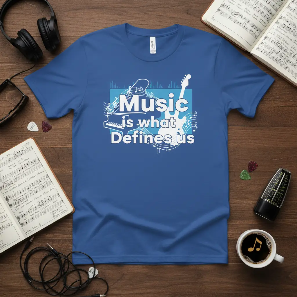 Music Is What Defines Us T-Shirt for Musicians
