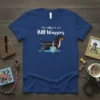 My Dog is an IVDD Warrior T-Shirt featuring a dachshund in a wheelchair and a shield graphic