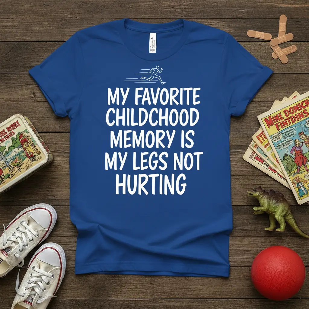 My Favorite Childhood Memory Legs Not Hurting T-Shirt