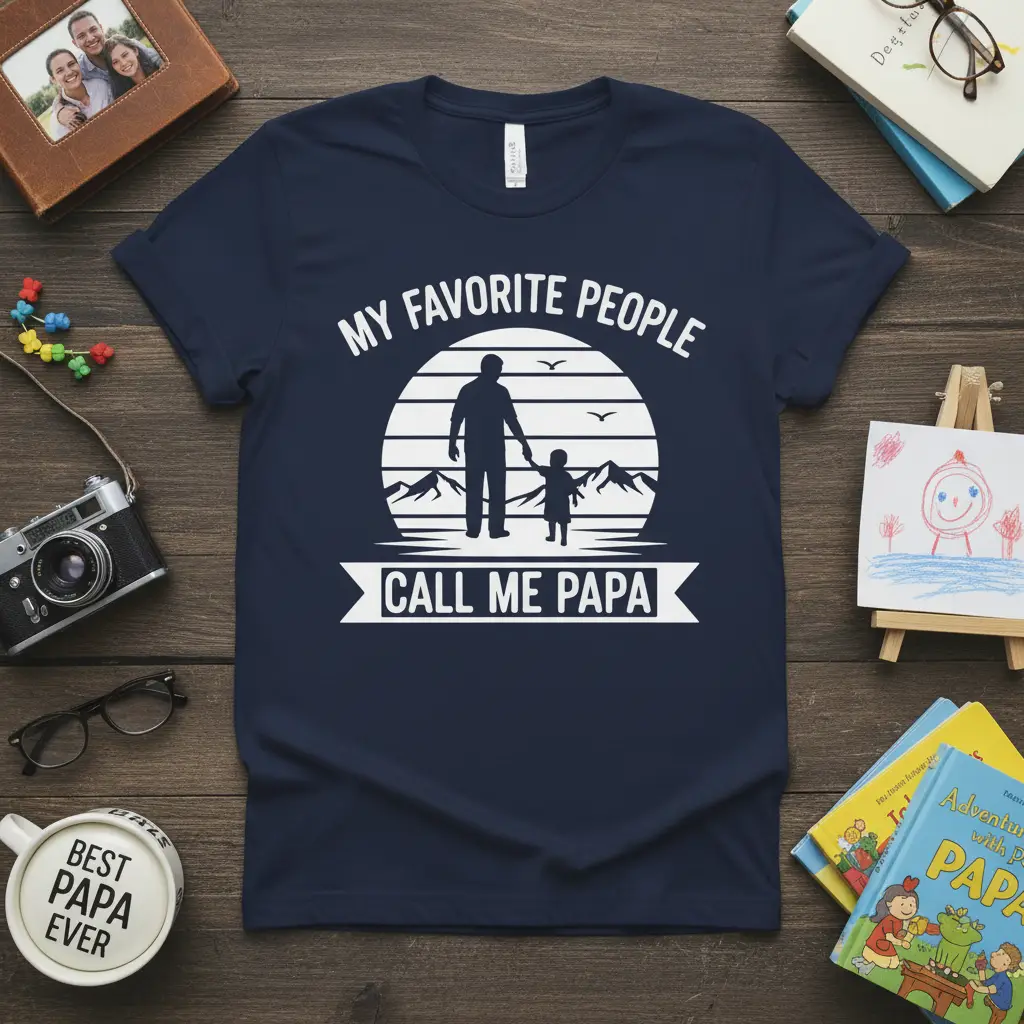 My Favorite People Call Me Papa T-Shirt Father’s Day Gift