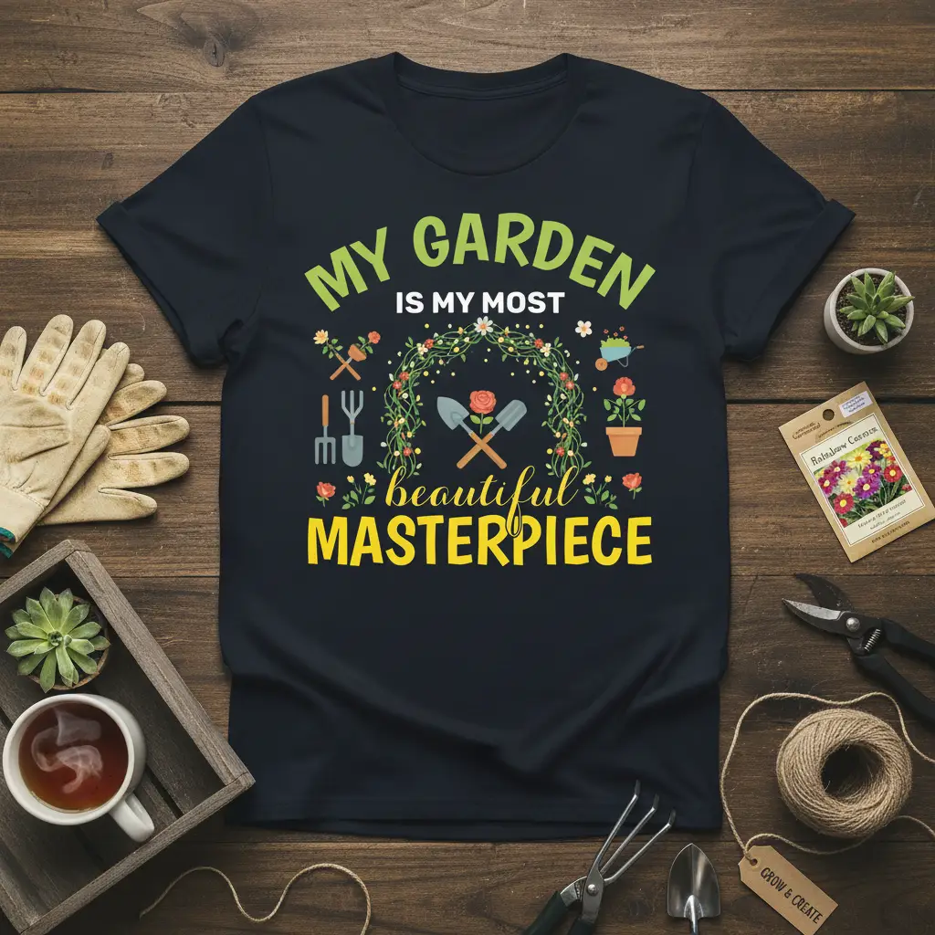My Garden Is My Most Beautiful Masterpiece T-Shirt