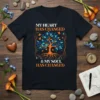 T-shirt with the quote "MY HEART HAS CHANGED & MY SOUL HAS CHANGED" above and below a stylized tree of