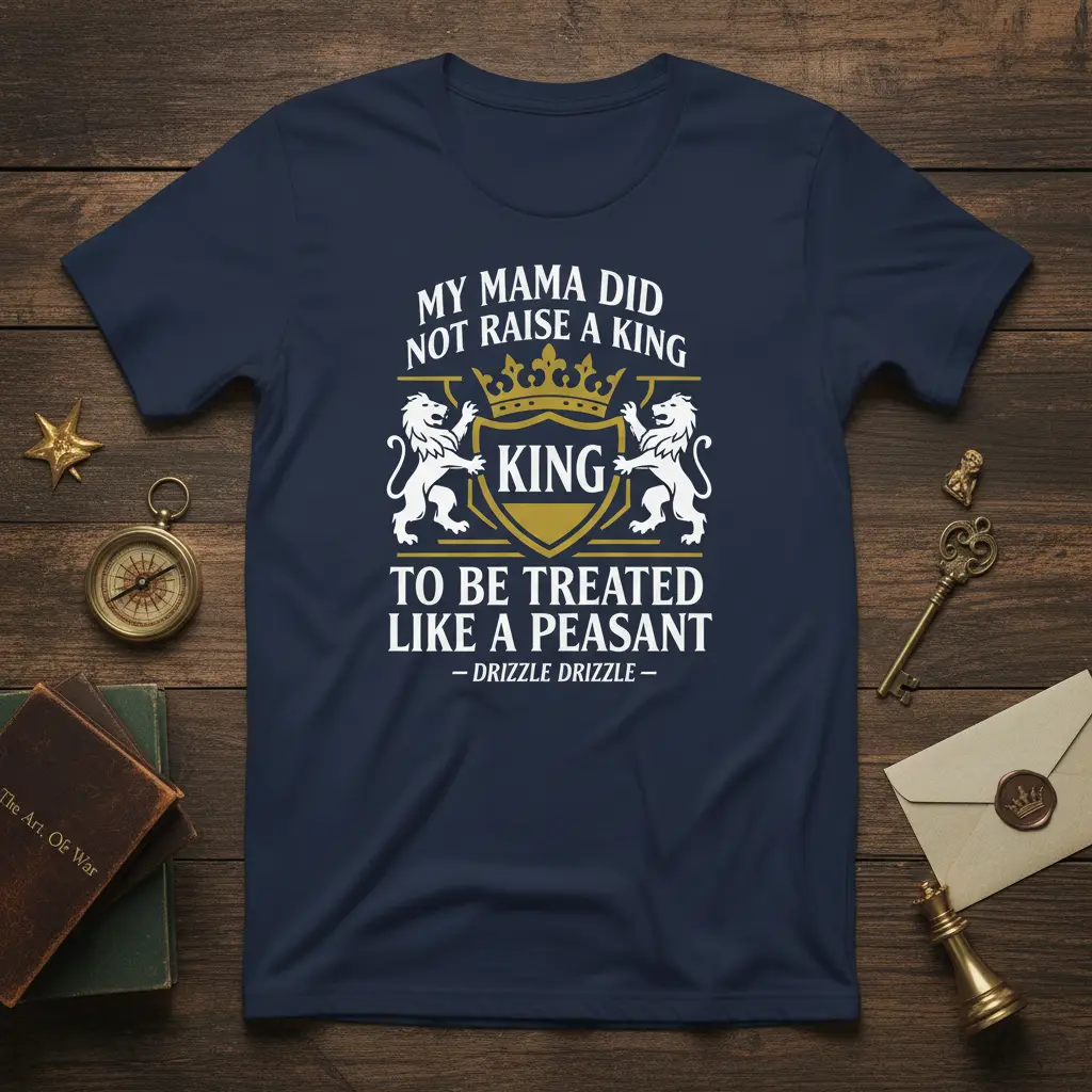 My Mama Did Not Raise a King T-Shirt Regal Statement