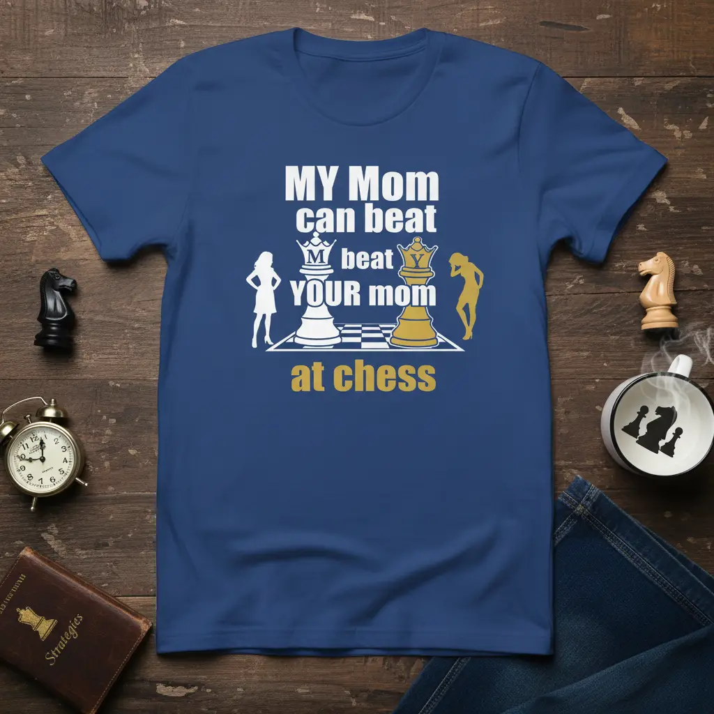 My Mom Can Beat Your Mom at Chess T-Shirt Funny Gift