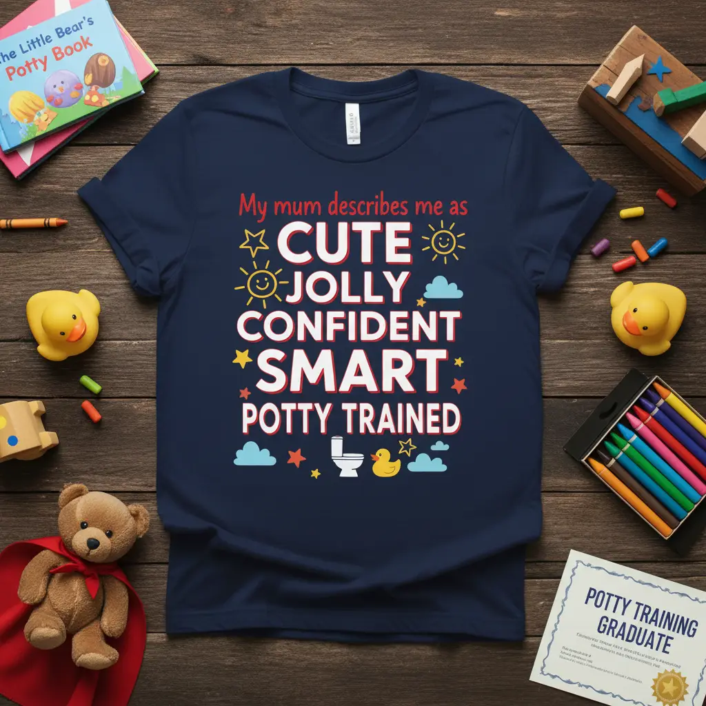 My Mum Describes Me As Potty Trained Toddler Tee