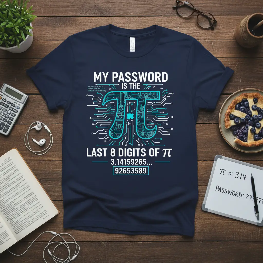 My Password Is the Last 8 Digits of Pi T-Shirt