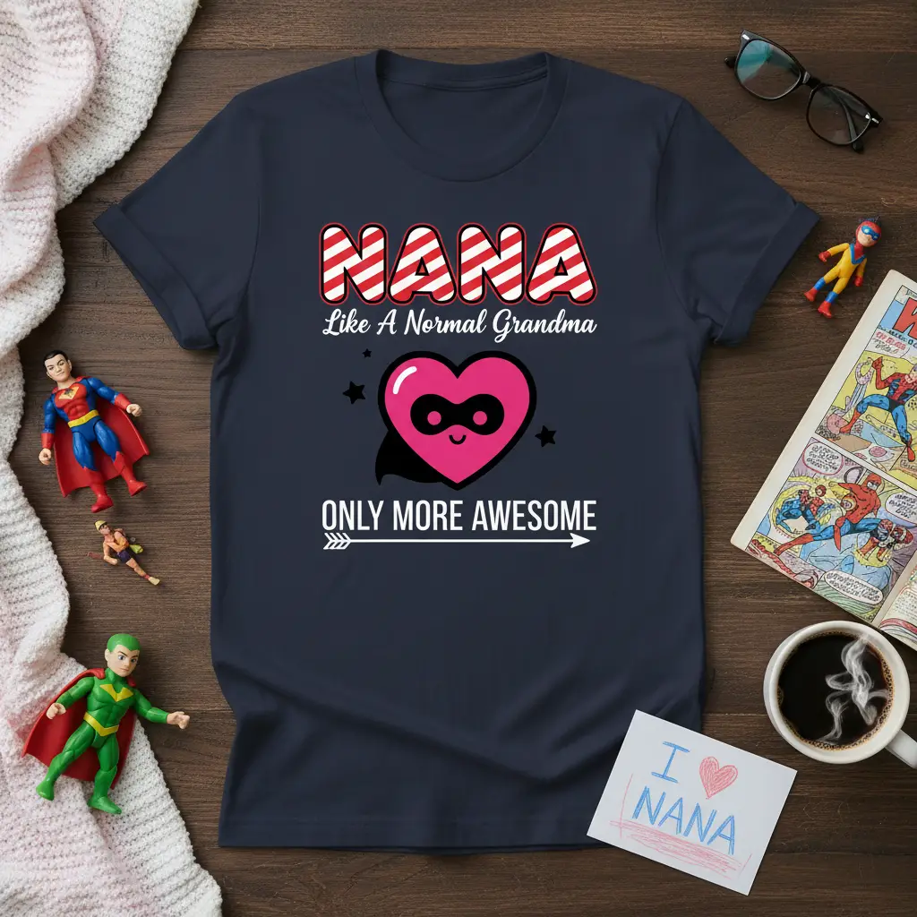 Nana Like a Normal Grandma Only More Awesome T-Shirt
