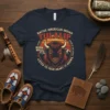 Native American Indian Tulalip T-Shirt with bison graphic and motivational quotes "Born Wild" and "Listen to Your Heart."