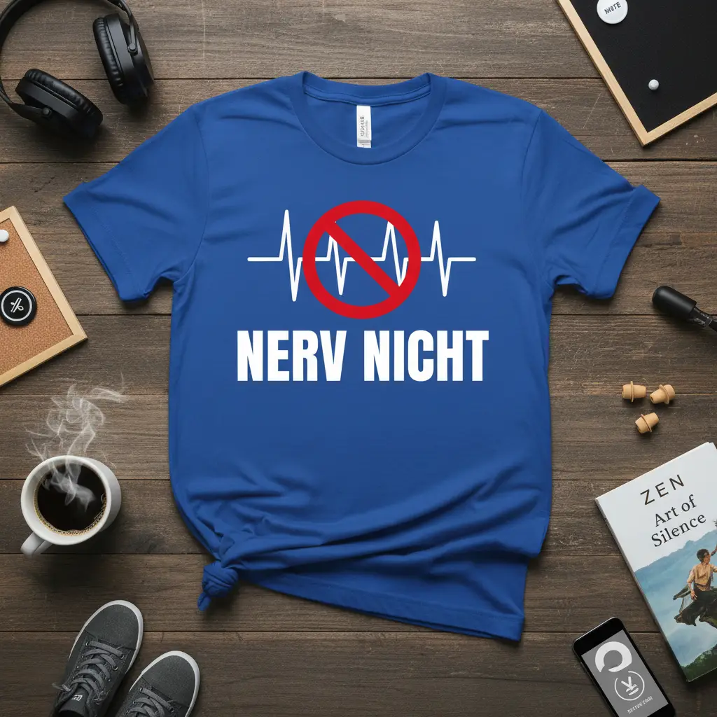 Nerv Nicht German Quote T-Shirt Funny German Humor Gift