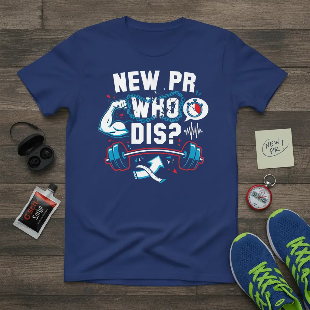 New Pr Who Dis? Gym Humor T-Shirt for Lifters