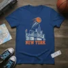 New York Basketball bold graphic design printed on comfortable cotton t-shirt