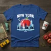 New York City Big Apple bold graphic design printed on comfortable cotton t-shirt