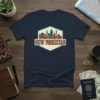 New Yorkistan T-Shirt with a stylized NYC skyline graphic and text