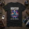 Newton Dropped The Beat Not Just The Apple DJ T-Shirt with Isaac Newton as a DJ, holding an apple