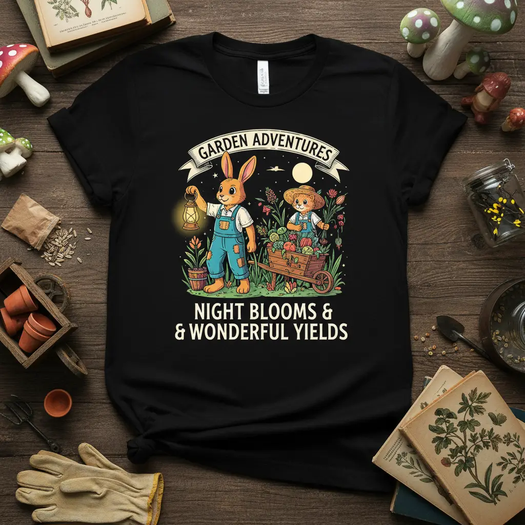 Night Blooms & Wonderful Yields Garden Adventures Tee