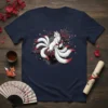 Nine Tailed Fox creative graphic design printed on comfortable cotton t-shirt