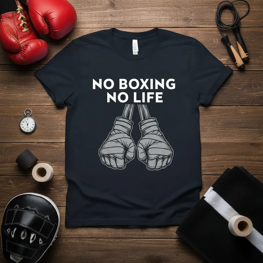 No Boxing No Life T-Shirt Boxing Lover Gift Idea