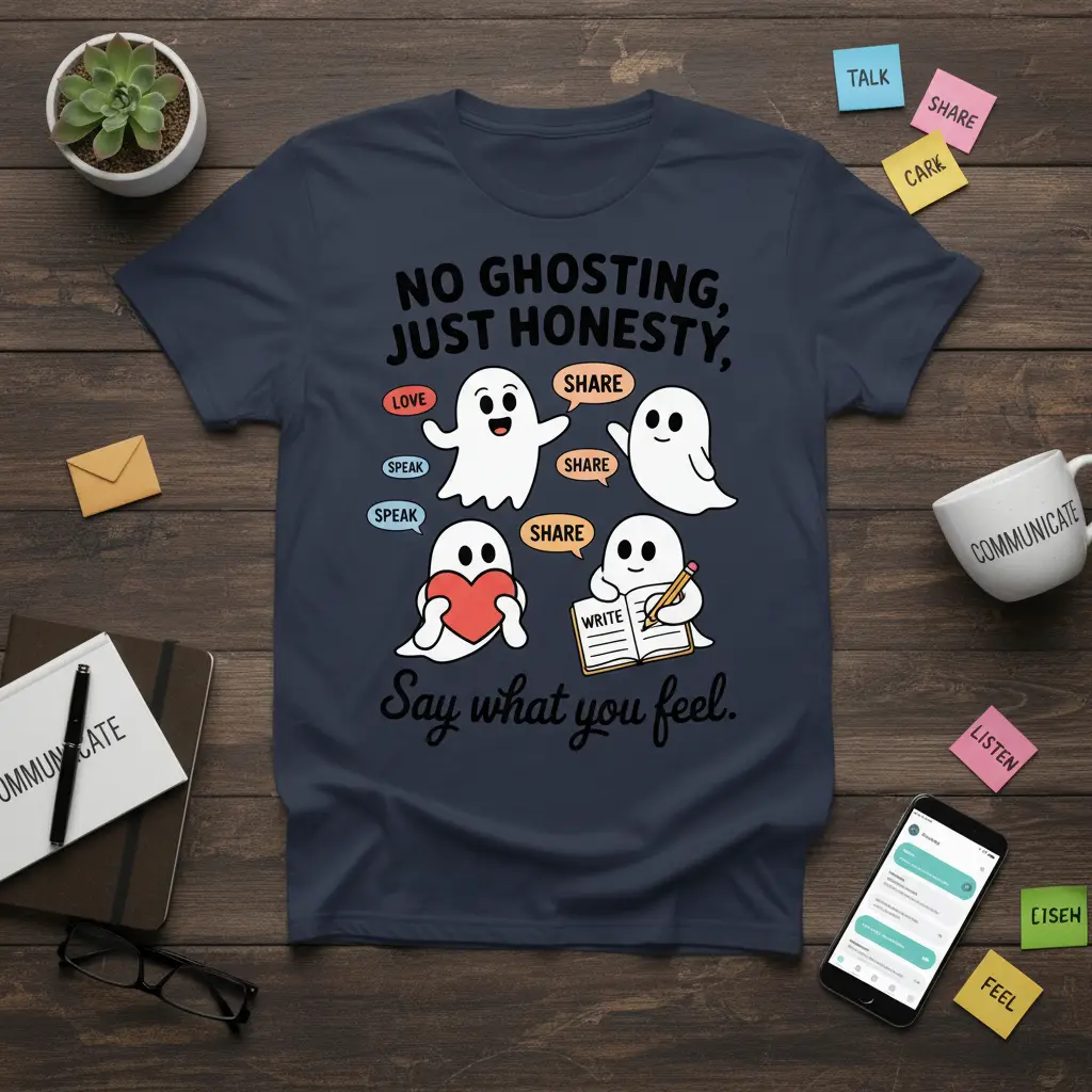 No Ghosting Just Honesty Say What You Feel T-Shirt