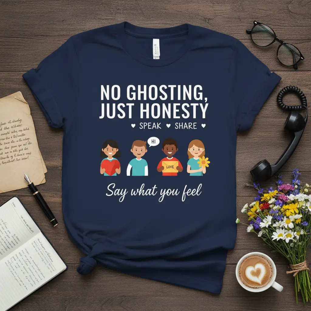 No Ghosting Just Honesty Say What You Feel T-Shirt