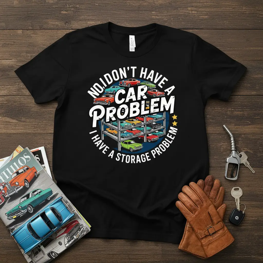 No, I Don’t Have a Car Problem Storage Problem T-Shirt