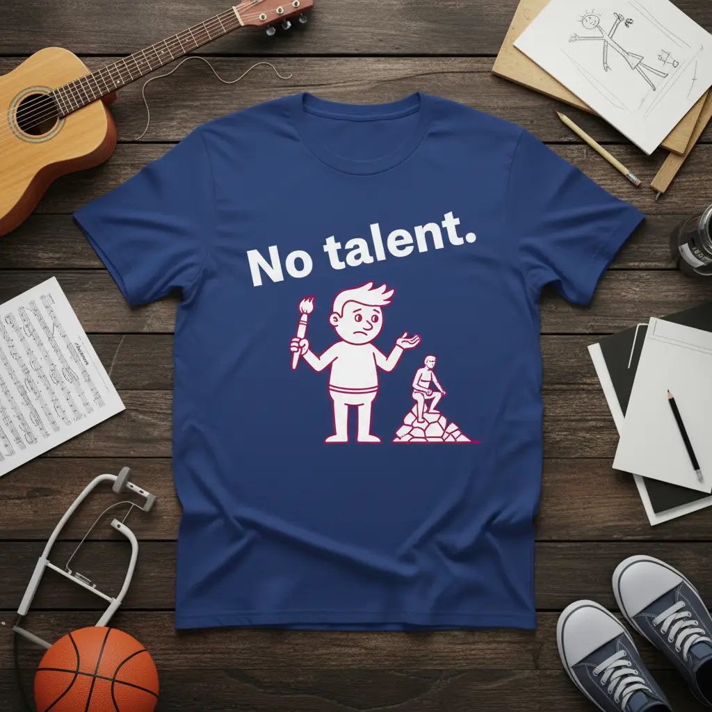 No Talent. Funny Artist Quote T-Shirt Gift