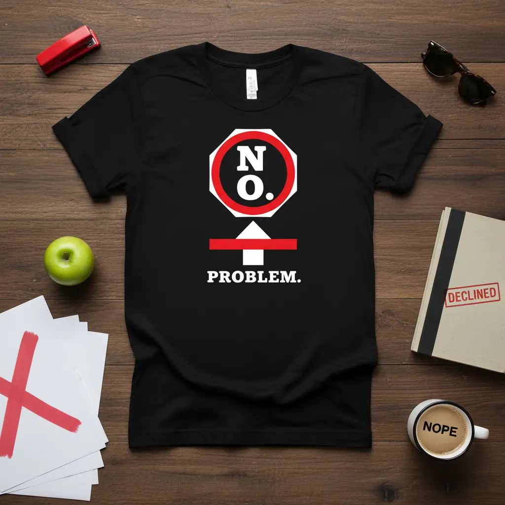 No. Problem. Funny Sarcastic Quote T-Shirt Gift
