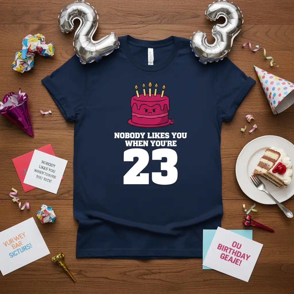 Nobody Likes You When You’re 23 Birthday T-Shirt