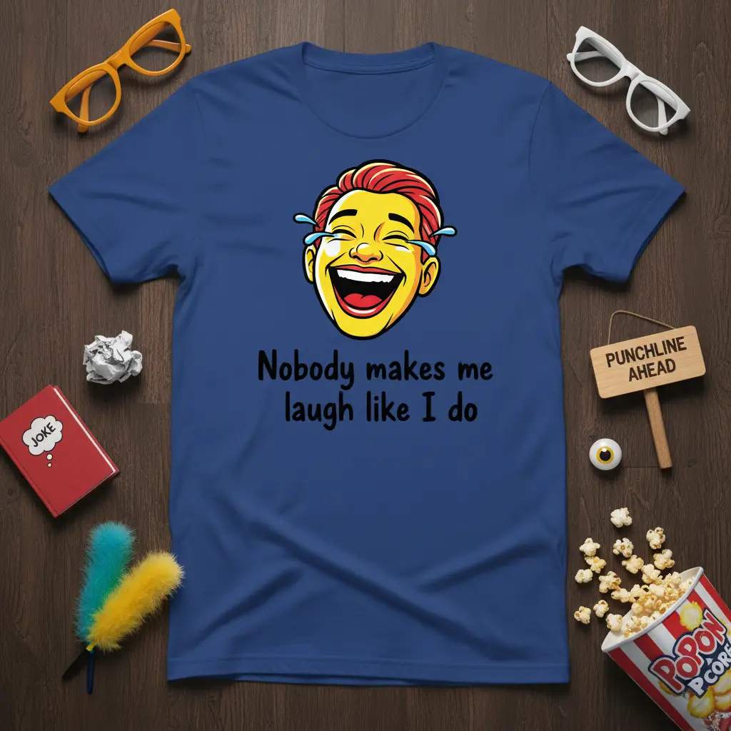 Nobody Makes Me Laugh Like I Do Funny Quote T-Shirt