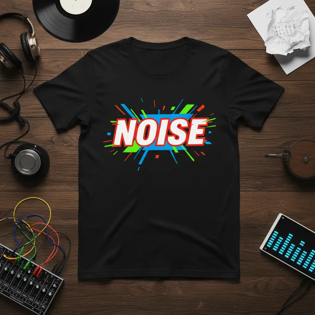 Noise Sound Design T-Shirt for Music Producers