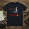 NRNB RG Falcon Streetwear T-Shirt with "est. bassd scho streetwear 2020" text and a geometric falcon design above the letters