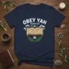 Obey Yah Exodus 19:5 T-Shirt with open scroll, mountains, and Ten Commandments graphic