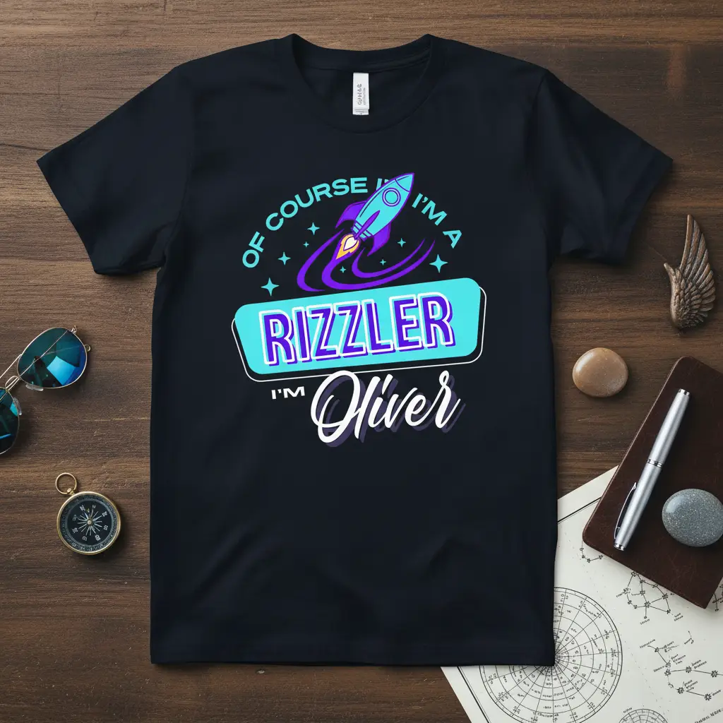Of Course I’m a Rizzler Oliver T-Shirt Funny Gift Idea