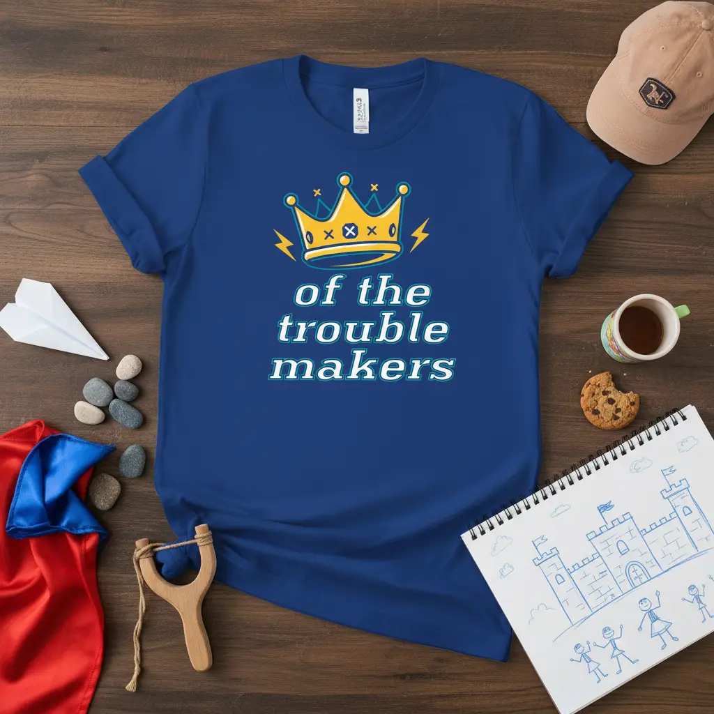 Of the Trouble Makers Crown T-Shirt Funny Gift Idea