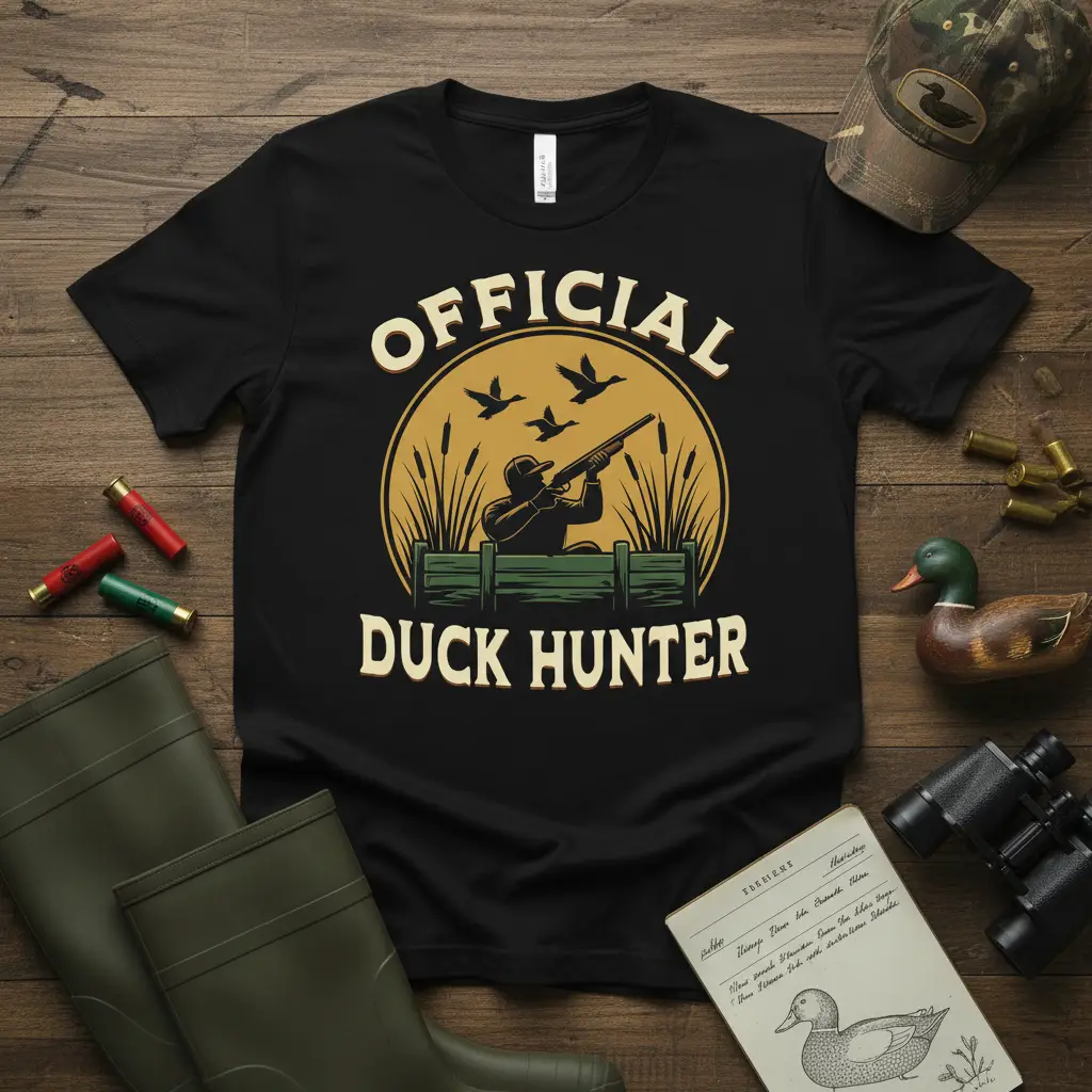 Official Duck Hunter T-Shirt Perfect Hunting Gift