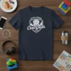 Official Member Cool Dads Club t-shirt with lion graphic holding coffee and baby bottle