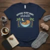 Official Sleep Shirt. zzzzzzzz text above a cute capybara napping in a hammock with palm trees and moon