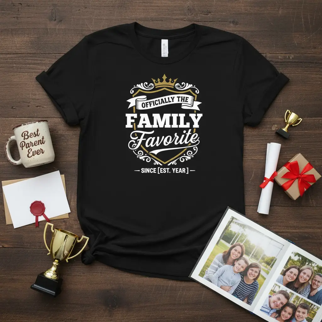 Officially the Family Favorite T-Shirt Since Est Year