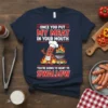Once You Put My Meat In Your Mouth You're Going To Want To Swallow funny BBQ chef t-shirt design with
