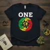 ONE World Unity unique graphic design printed on comfortable cotton t-shirt